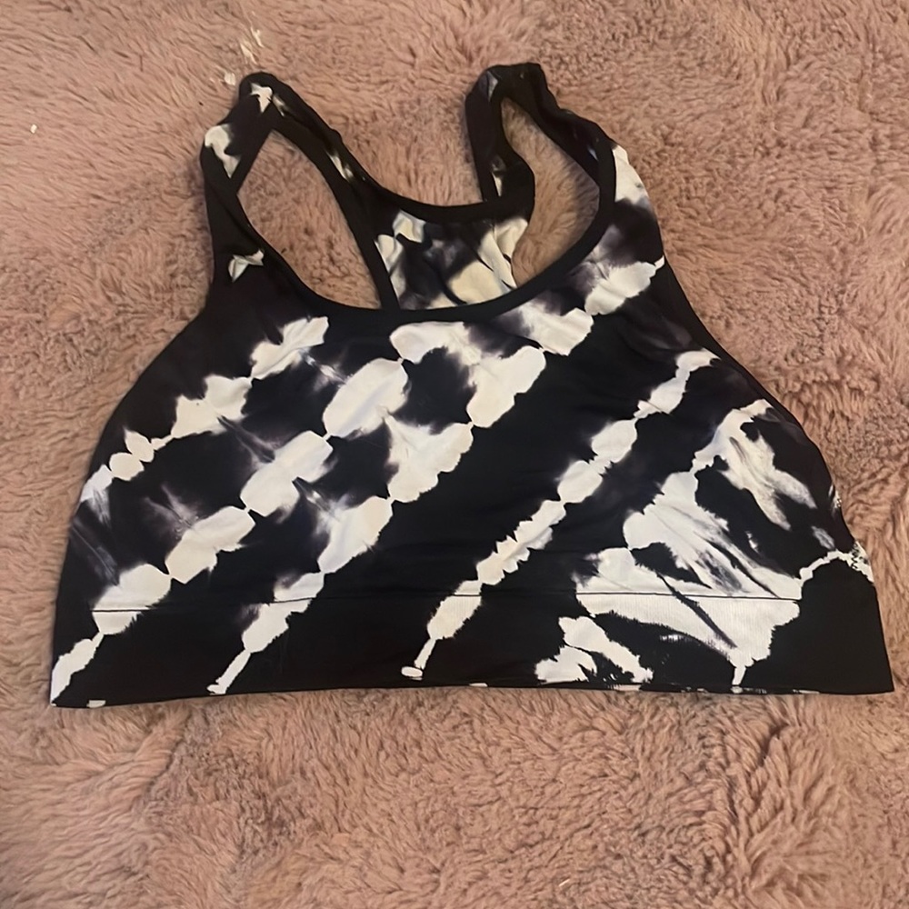 tie dye sports bra